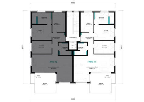 4 1/2 Wohnung OG – WHG 11