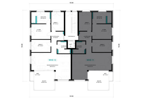 4 1/2 Wohnung OG – WHG 12