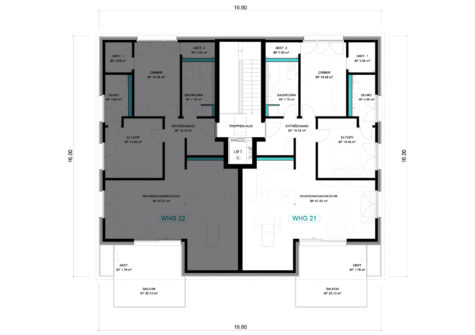 3 1/2 Wohnung DG – WHG 21
