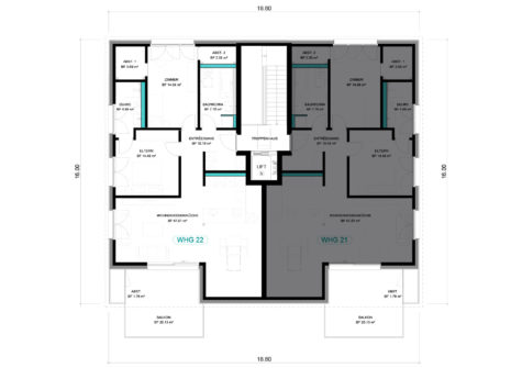 3 1/2 Wohnung DG – WHG 22
